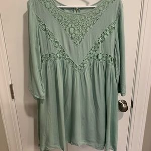 Ya Los Angeles size Large mint dress